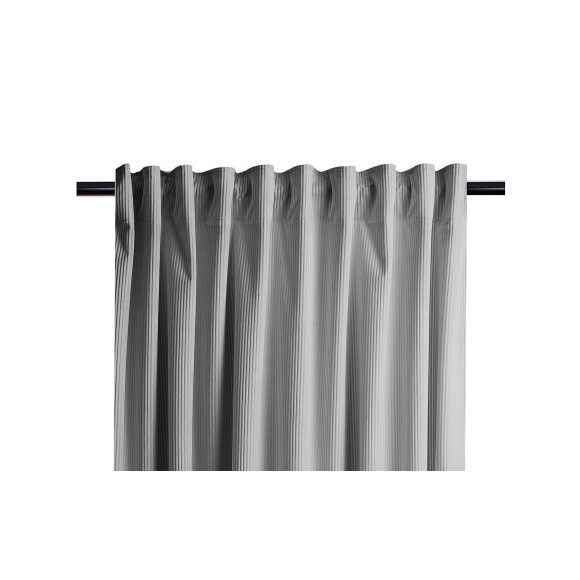 Zasłona z taśmą CASUAL CHIC 140x270 szar